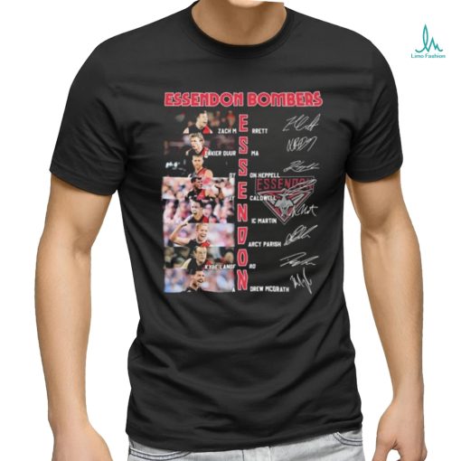 Essendon Bombers Team Players Signatures Shirt