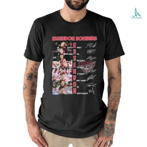 Essendon Bombers Team Players Signatures Shirt