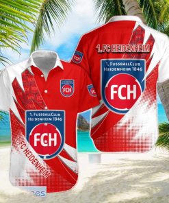 FC Heidenheim Team Logo 3D Hawaiian Shirt For Fans