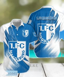 FC Magdeburg Team Logo 3D Hawaiian Shirt For Fans