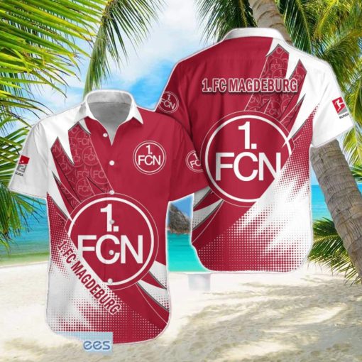 FC Nurnberg Team Logo 3D Hawaiian Shirt For Fans