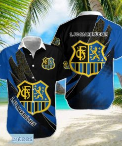 FC Saarbrucken Team Logo 3D Hawaiian Shirt For Fans