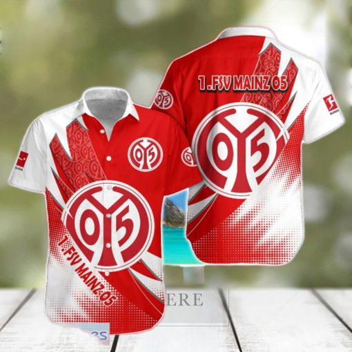 FSV Mainz 05 Team Logo 3D Hawaiian Shirt For Fans