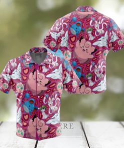 Fairy Type Pokemon Pokemon Button Up Anime Hawaiian Shirt