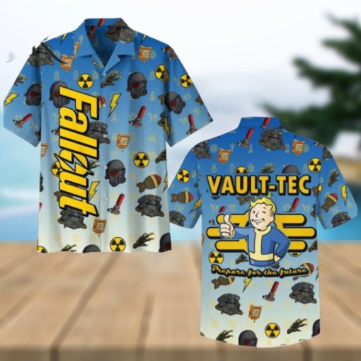 Fallout Vault Tec Prepare For The Future Hawaiian Shirt