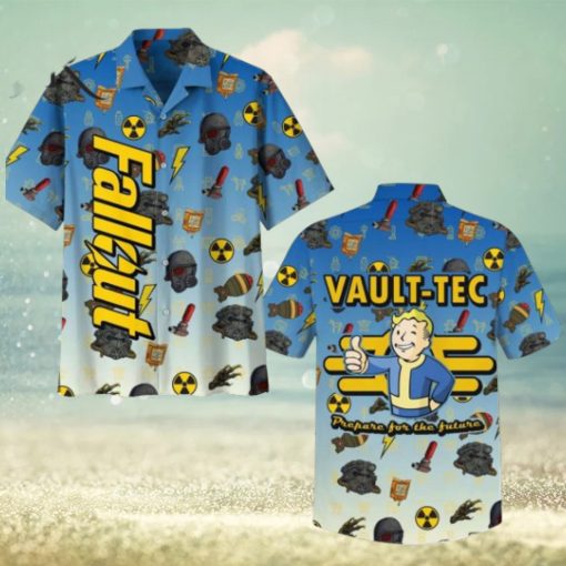 Fallout Vault Tec Prepare For The Future Hawaiian Shirt