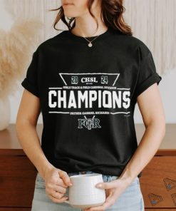 Father Gabriel Richard 2024 CHSL Girls Track & Field Cardinal Division Champions shirt