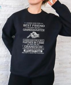 Father Grandpa I Asked God For A Best Friend He Sent Me A Daughter 186 Dad Long Sleeve T Shirt