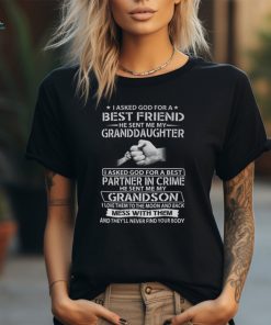 Father Grandpa I Asked God For A Best Friend He Sent Me A Daughter 186 Dad Long Sleeve T Shirt