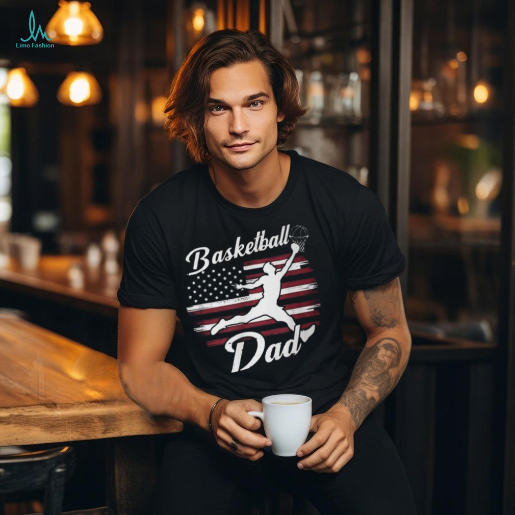 Father's Day 4Th July American Flag Basketball Sport Dad Men T Shirt Father's Day 4Th July American Flag Basketball Sport Dad Men T Shirt