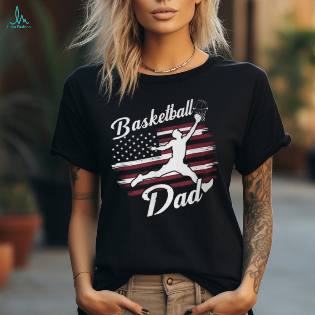 Father's Day 4Th July American Flag Basketball Sport Dad Men T Shirt Father's Day 4Th July American Flag Basketball Sport Dad Men T Shirt