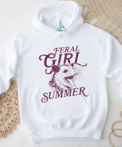 Feral girl summer opossum shirt