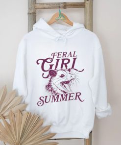 Feral girl summer opossum shirt