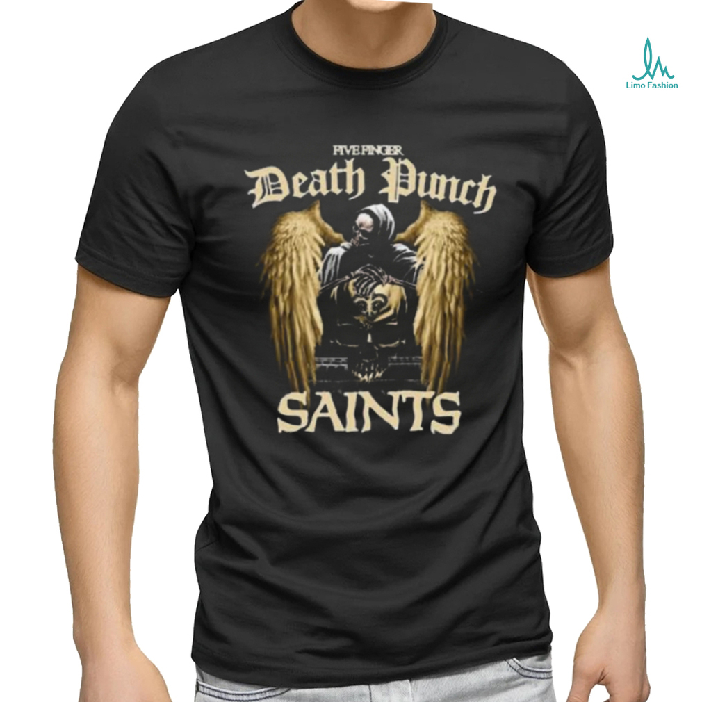 Five Finger Death Punch New Orleans Saints Shirt