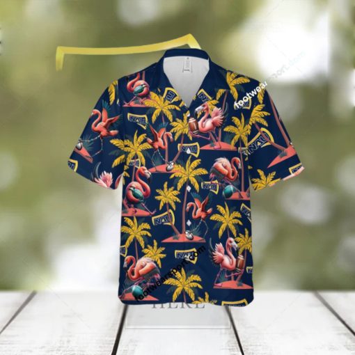 Flamingo Play Football Northern Arizona Lumberjacks Hawaiian Shirt AOP Special Gifts