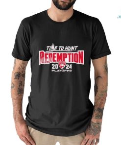 Florida Panthers 2024 Time To Hunt Redemption 2024 Playoffs Shirt