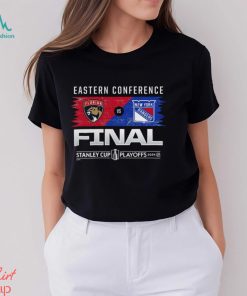 Florida Panthers Vs New York Rangers Fanatics 2024 Eastern Conference Finals Matchup T Shirt