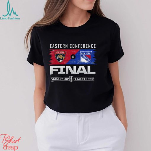 Florida Panthers Vs New York Rangers Fanatics 2024 Eastern Conference Finals Matchup T Shirt