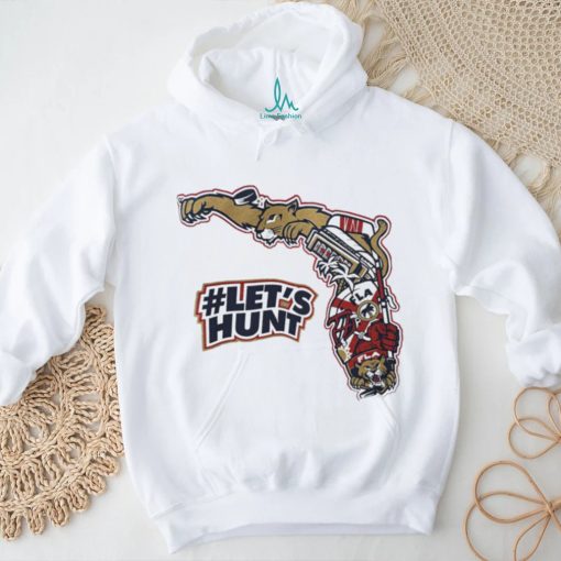 Florida Panthers let’s hunt map shirt