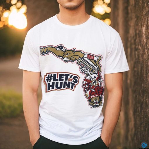 Florida Panthers let’s hunt map shirt