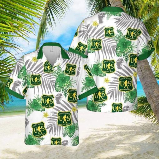 Forest Service Sasquatch Department Hawaiian Shirt