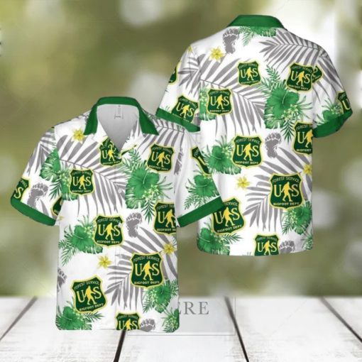 Forest Service Sasquatch Department Hawaiian Shirt