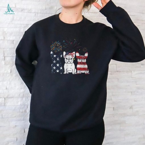 French Bulldog American Flag 4Th Of July Independence Day T Shirt