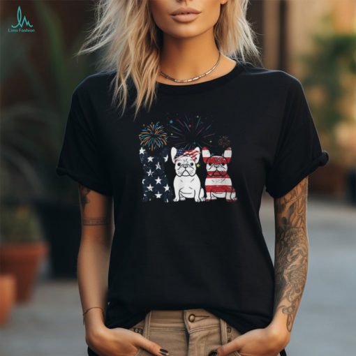 French Bulldog American Flag 4Th Of July Independence Day T Shirt