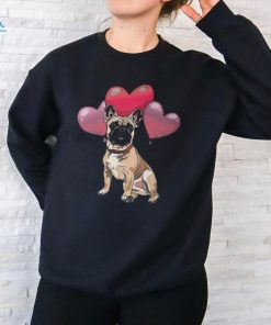 French Bulldog Frenchie Dog Cute Frenchie Heart Balloons Pet Animal Dog French Bulldog 131 Frenchies Unisex T Shirt