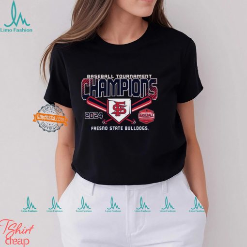 Fresno State Bulldogs 2024 Mountain West Baseball Conference Tournament Champions shirt