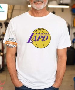 Fuck the lapd Los Angeles Lakers logo shirt