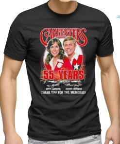 Funny Carpenters 55 Years 1969 2024 Thank You For The Memories Shirt