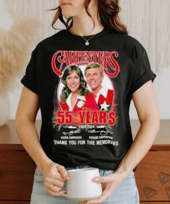 Funny Carpenters 55 Years 1969 2024 Thank You For The Memories Shirt