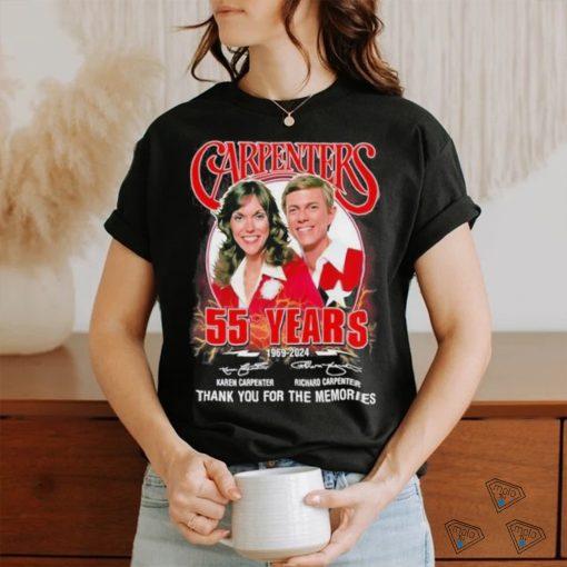 Funny Carpenters 55 Years 1969 2024 Thank You For The Memories Shirt