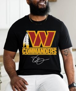 Funny Coach Dan Quinn Washington Commanders W Logo signature shirt