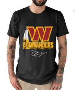Funny Coach Dan Quinn Washington Commanders W Logo signature shirt