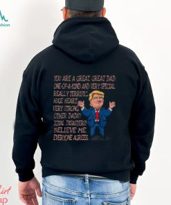 Funny Great Dad Donald Trump Fathers Day T Shirt