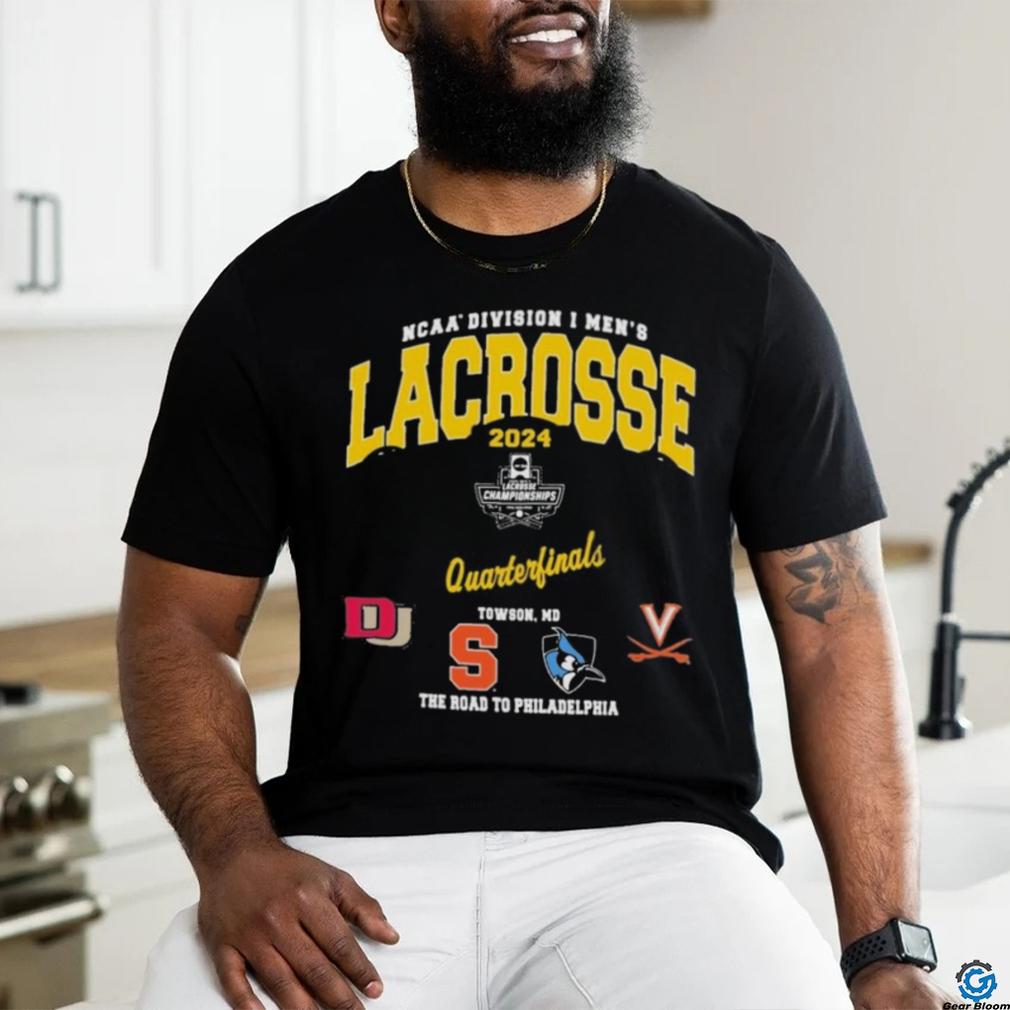 Funny Official 2024 NCAA Division I Men’s Lacrosse Quarterfinals Towson The Road To Philadelphia Shirt Funny Official 2024 NCAA Division I Men’s Lacrosse Quarterfinals Towson The Road To Philadelphia Shirt