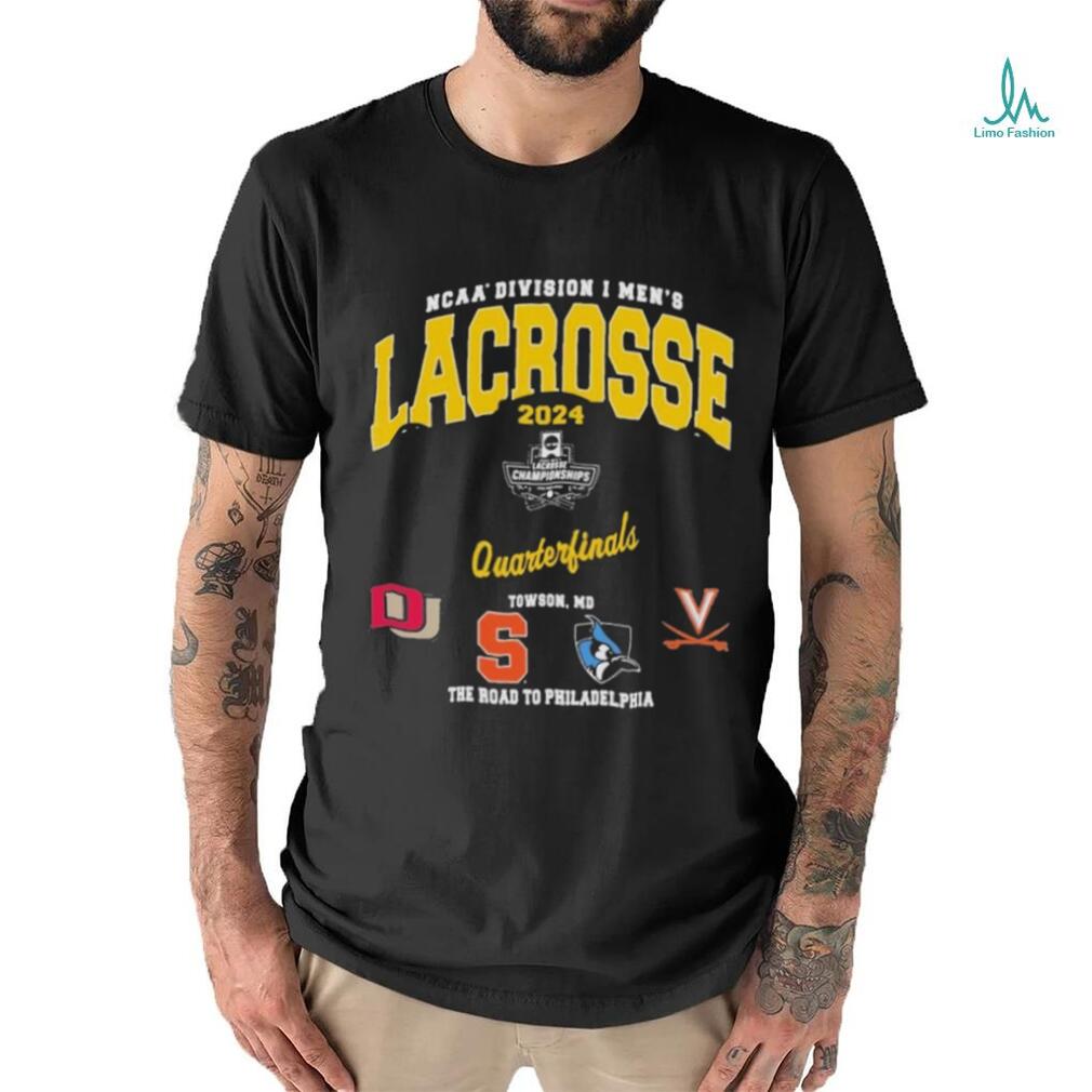 Funny Official 2024 NCAA Division I Men’s Lacrosse Quarterfinals Towson The Road To Philadelphia Shirt Funny Official 2024 NCAA Division I Men’s Lacrosse Quarterfinals Towson The Road To Philadelphia Shirt
