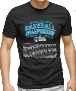 Funny The Road To Eastlake, OH 2024 NCAA Division III Baseball Championship Shirt