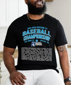 Funny The Road To Eastlake, OH 2024 NCAA Division III Baseball Championship Shirt