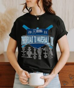 Funny The Road To Marshall, TX 2024 NCAA Division III Softball Championship Shirt