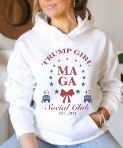 Funny Trump Girl MAGA Social Club Est 2024 T Shirt