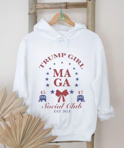 Funny Trump Girl MAGA Social Club Est 2024 T Shirt