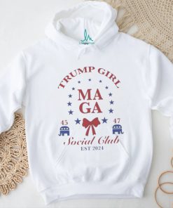 Funny Trump Girl MAGA Social Club Est 2024 T Shirt