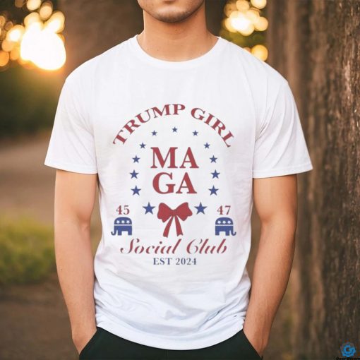 Funny Trump Girl MAGA Social Club Est 2024 T Shirt