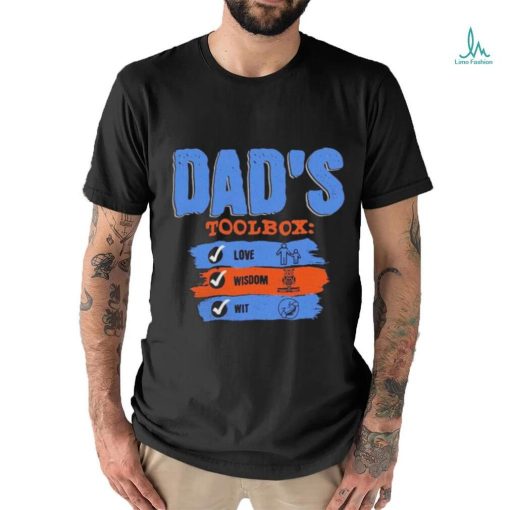 Funny dad’stoolbox love, wisdom wit Father’s Day shirt