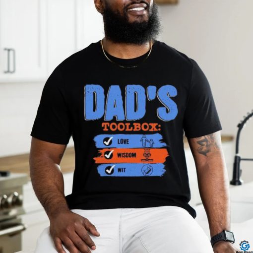 Funny dad’stoolbox love, wisdom wit Father’s Day shirt