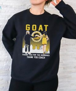 GOAT Lisa Bluder Thank You For The Memories Thank You Coach T Shirt