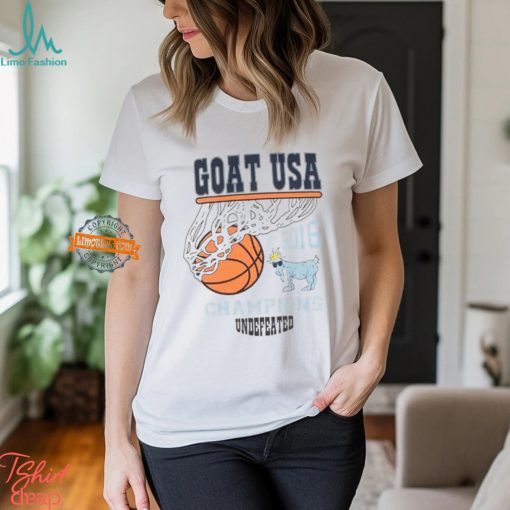 GOAT USA Youth Undefeated Basketball T Shirt